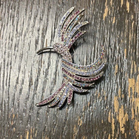 Multicolor Humming Bird Brooch 🐦 - Picture 2 of 3